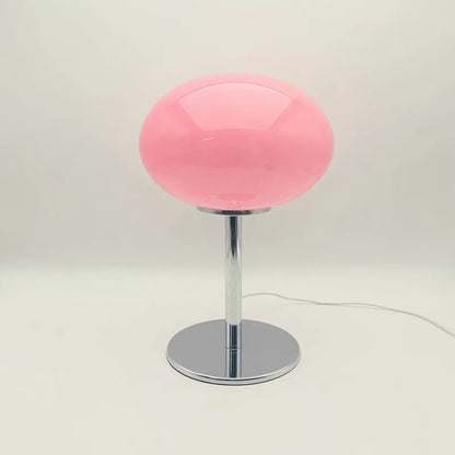 Macaron Glass Table Lamp Trichromatic Dimming Living Room Atmosphere Lamps Eye Protection Night Light Girl Bedroom Bedside Decor