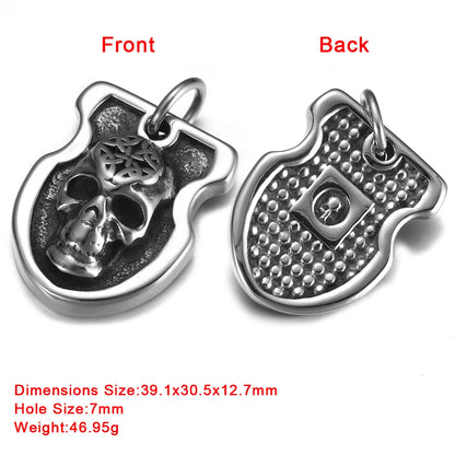 316L Choice Stainless Steel Viking Skull Animal Vintage Pendant for Men Necklace Bracelet DIY Accessories Finding Jewelry Making