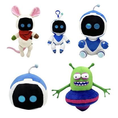 hot 30cm Cute Robot Plush Toys Soft Stuffed Doll Cartoon Creative Room Decoration Pillow for Children Birthday Christmas Gifts