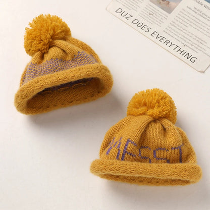 5PCS/lot Mini Handmade Small Knitting Hat For DIY Dolls Decoration Phone Case Decoration 3.5CM