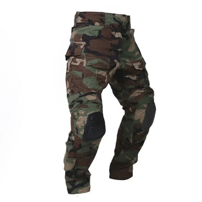 Versatile Men's Tactical Pants, Combat Trousers with Knee Pads, Camo Cargo Sport Pants for Hunting and Hiking( Not knee pads)