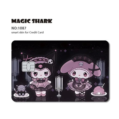 2025 New Arrival Cute Hello Kitty Frog Matte Front Side PVC Sticker Skin Film Cover for Debit Credit Card