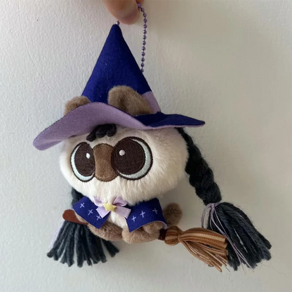 Siamese Cat Azuki Can Magical Azukisan Series Plush Blind Box Toys Mystery Box Magnetic Bag Pendant Surprise Birthday Gifts