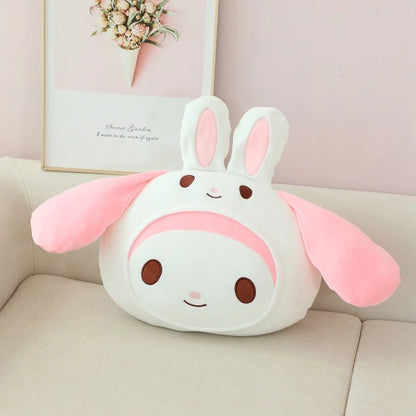 Kuromi Plush Pillow Anime Toys Cartoon Animals Melody Stuffed Dolls Cinnamoroll Pochacco Exquisite Xmas Birthday Gifts