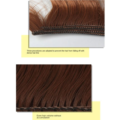 Kids Gifts High-Temperature Wire Doll Hair 7 Colors 10*100cm Curly Wigs DIY Mini Tresses