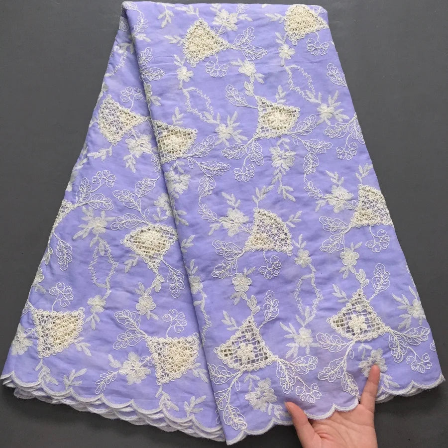 Nigerian Traditional Cotton Fabric, African Lace, Swiss Voile Lace – Premium Cultural Textiles For Bridalwear, Festive Attire