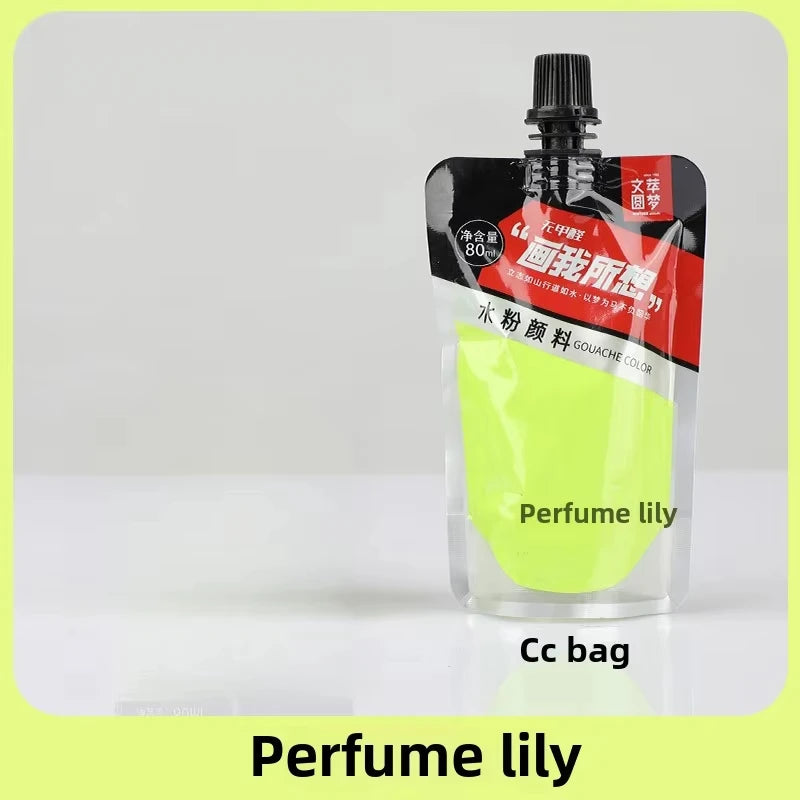 Gouache Pigment Pack Gouache Refill Jelly Pigment Art Students Special Beginners Children's Non-Toxic Super Gouache 80ml