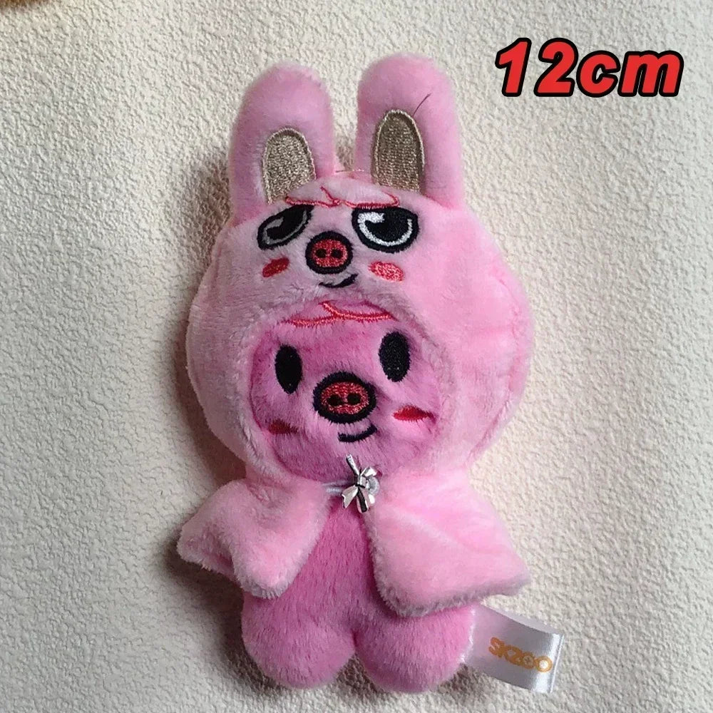 SKZOO Keychain Plush Stray Kids Plush SKZ Doll Wolf Plush Toy  Seoul FM Week Same Cloak Doll Magic School Children Birthday Gift