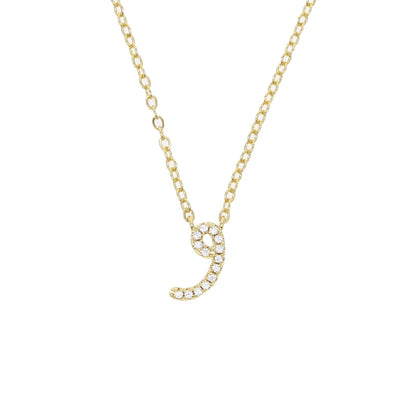 Total 31 Different Shape Arabic Letter Pendant Necklaces for Women Paved Green White Cz and Turquoise Gold Color Fashion Jewelry