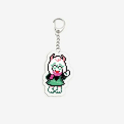 Popular Game Deltarune Spamton Susie Ralsei Meme Keychains for Accessories Bag Noelle Spamton KeyringsFans Gifts Gamer Friends