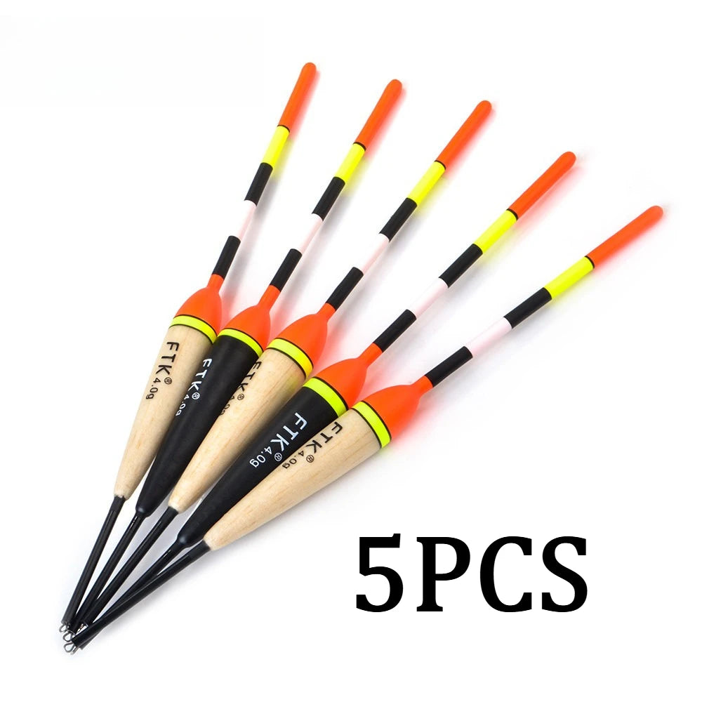 2g-5g Fishing Float Set 5pcs Barguzinsky Professional Vertical Buoy Accessories Fishing Float Pesca
