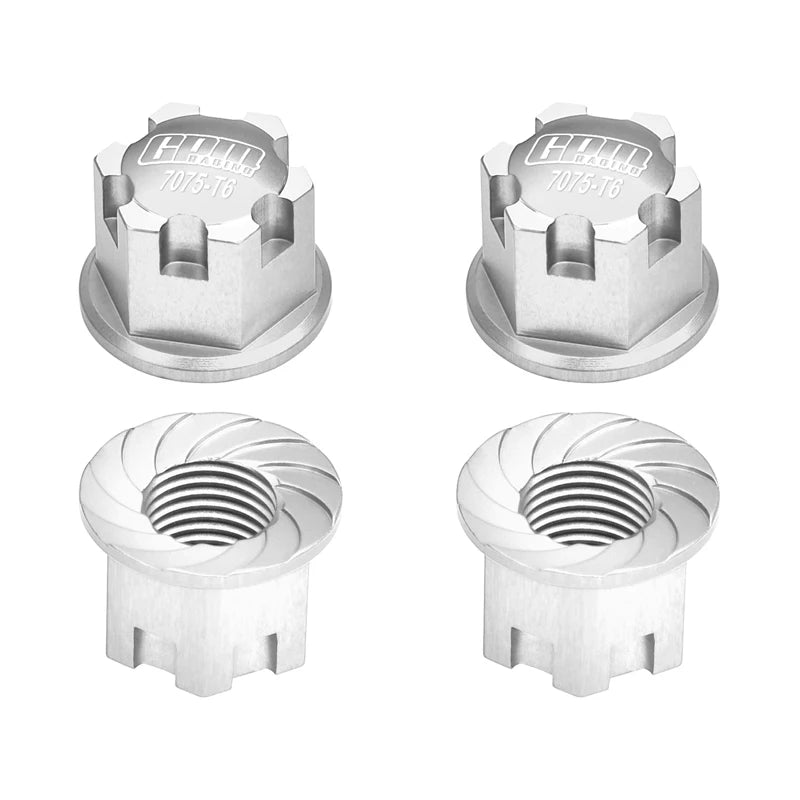 GPM Metal Alloy 17mm Wheel Nuts Tire Nut 7758 for Traxxas 1/6 XRT 1/5 X-MAXX 8S 1/8 Sledge 1/10 E-Revo 2.0 MAXX WideMaxx RC Car