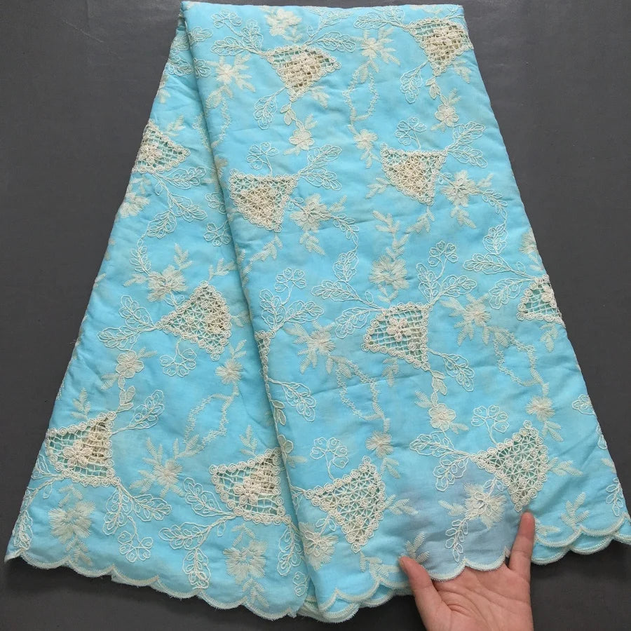 Nigerian Traditional Cotton Fabric, African Lace, Swiss Voile Lace – Premium Cultural Textiles For Bridalwear, Festive Attire