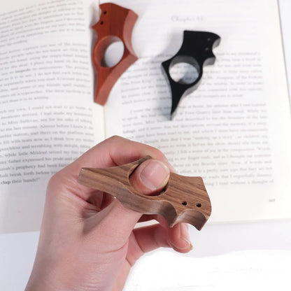 1 wooden pet cat reading bookmark Bookmark ring  Page guide marker Marking symbol Bookmark page holder Learning supplies