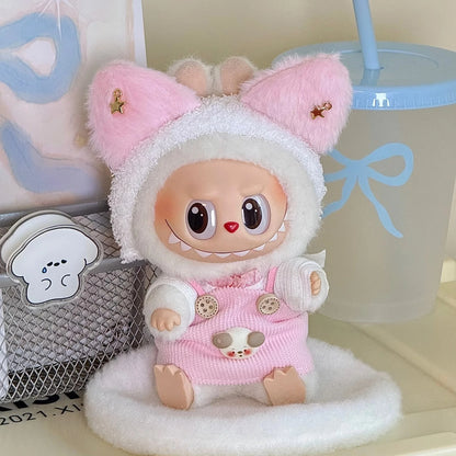 Trendy Casual Suit Ropa Labubu for 17cm Labubu Outfit Mini Doll’s Clothes Multi Style Cute Doll Accessories