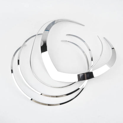 1pc Fashion Stainless Steel Collar Neck Necklace Choker 4 Sizes For Women Men Friends Trendy Jewelry Gift  42.5 - 38cm Long
