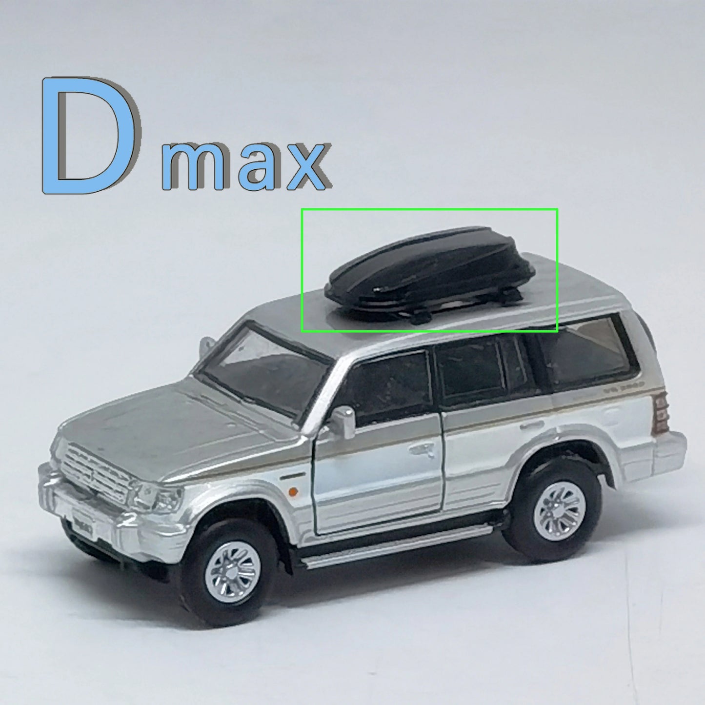 1/64 Luggage Baggage Package Car Roof Dome Parts Suitcase Box Black Decoration Ornament for 1:64 HotW Domeka Mini Cars Model Toy