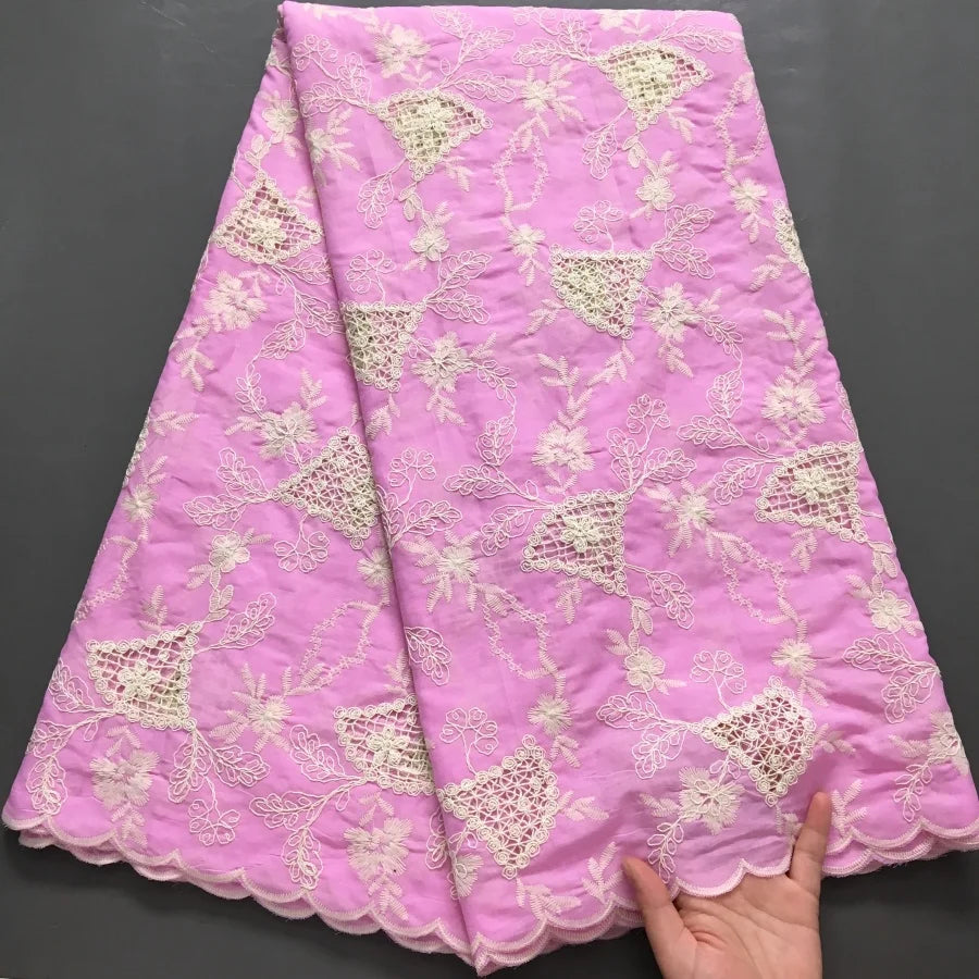 Nigerian Traditional Cotton Fabric, African Lace, Swiss Voile Lace – Premium Cultural Textiles For Bridalwear, Festive Attire