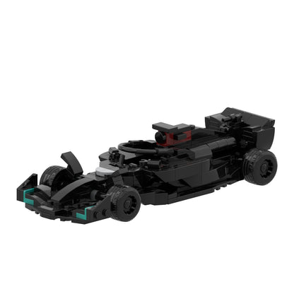 271PCS Building Blocks Racing Black Car Formula W15 Model Creative Building Block Sports Car Boy Birthday Gift Adults