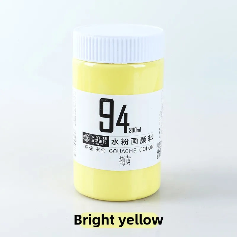 Gouache Paint Super Gouache Color 300ml Single Pack Art Class Non-toxic Beginner Pigment Art Student Special Large Bottle