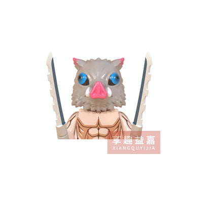 WM blocks 6116 6137 6138 Demon Slayer Tanjirou Nezuko Inosuke Zenitsu Giyuu Rengoku Uzui Tengen anime bricks building blocks