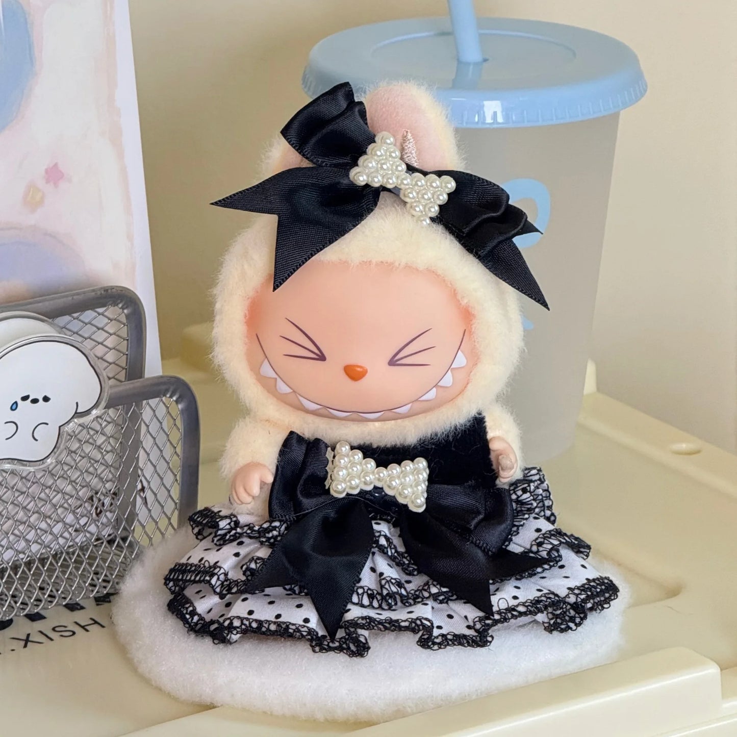 Trendy Casual Suit Ropa Labubu for 17cm Labubu Outfit Mini Doll’s Clothes Multi Style Cute Doll Accessories