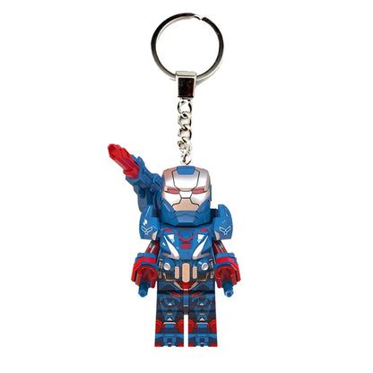 Marvel Creative Personalized Cartoon Keychain Iron Man Hulk Hawkeye Venom Thanos New Car Keychain Backpack Pendant Festival Gift