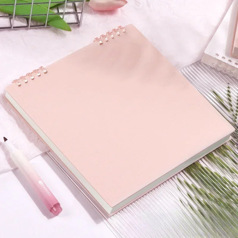 Flip Notepad Grid Notebooks B5 Diary Leaf Notebook Sketch Book Stationery Journal Writing Pads Office School Supplies