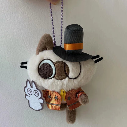 Siamese Cat Azuki Can Magical Azukisan Series Plush Blind Box Toys Mystery Box Magnetic Bag Pendant Surprise Birthday Gifts