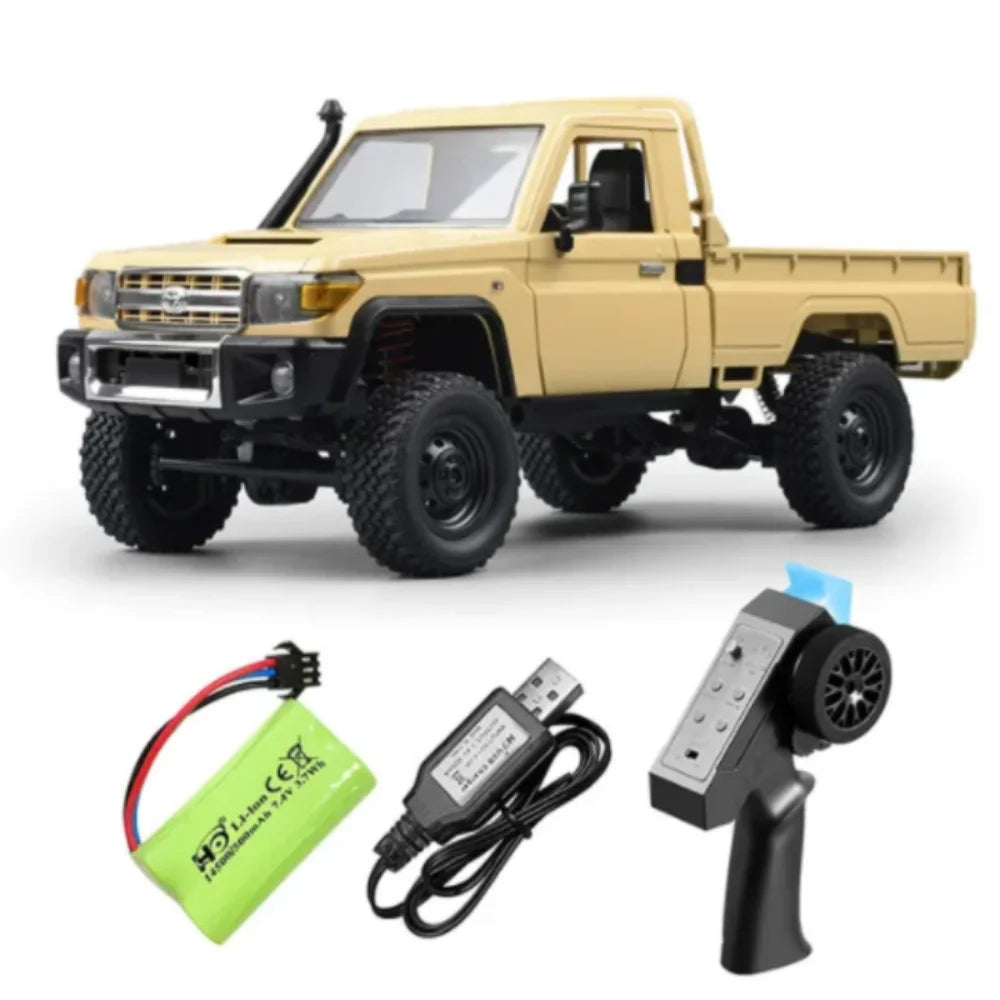 MN82 4WD RC Off-road Vehicle 1/12 LC79 Pickup Climbing Car with LED Lights Full Size Simulation RC Climbing Car Boy Toy Car