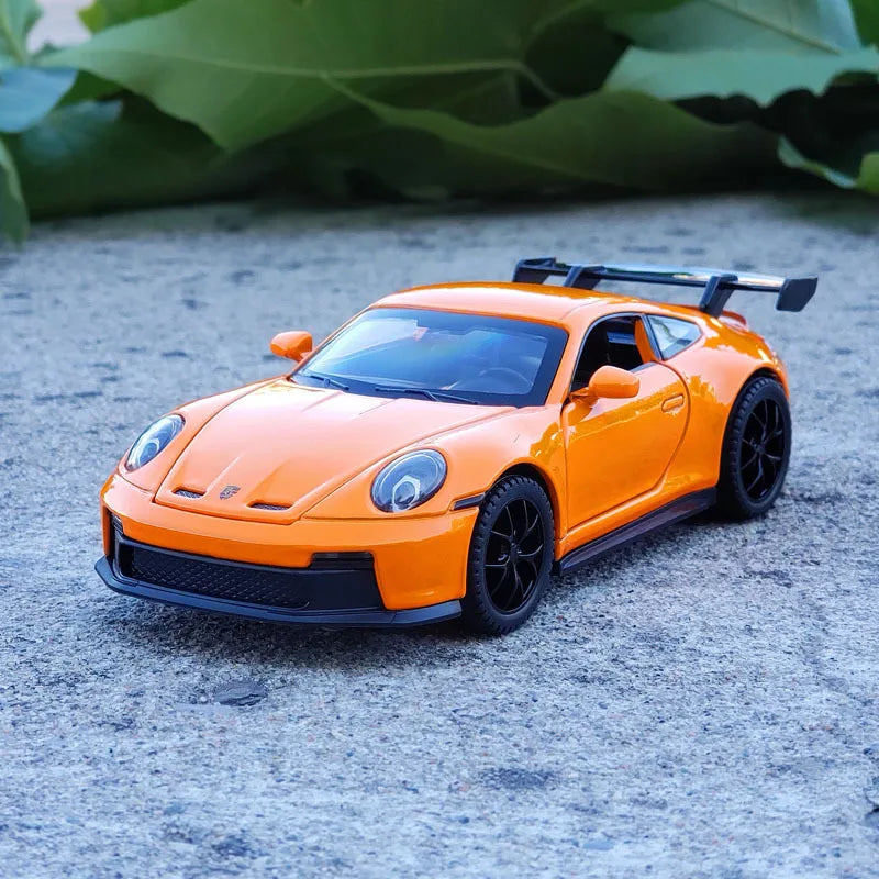 1:32 911 GT3 RS Alloy Die Cast Toy Car Model Sound and Light Children's Toy Collectibles Birthday gift