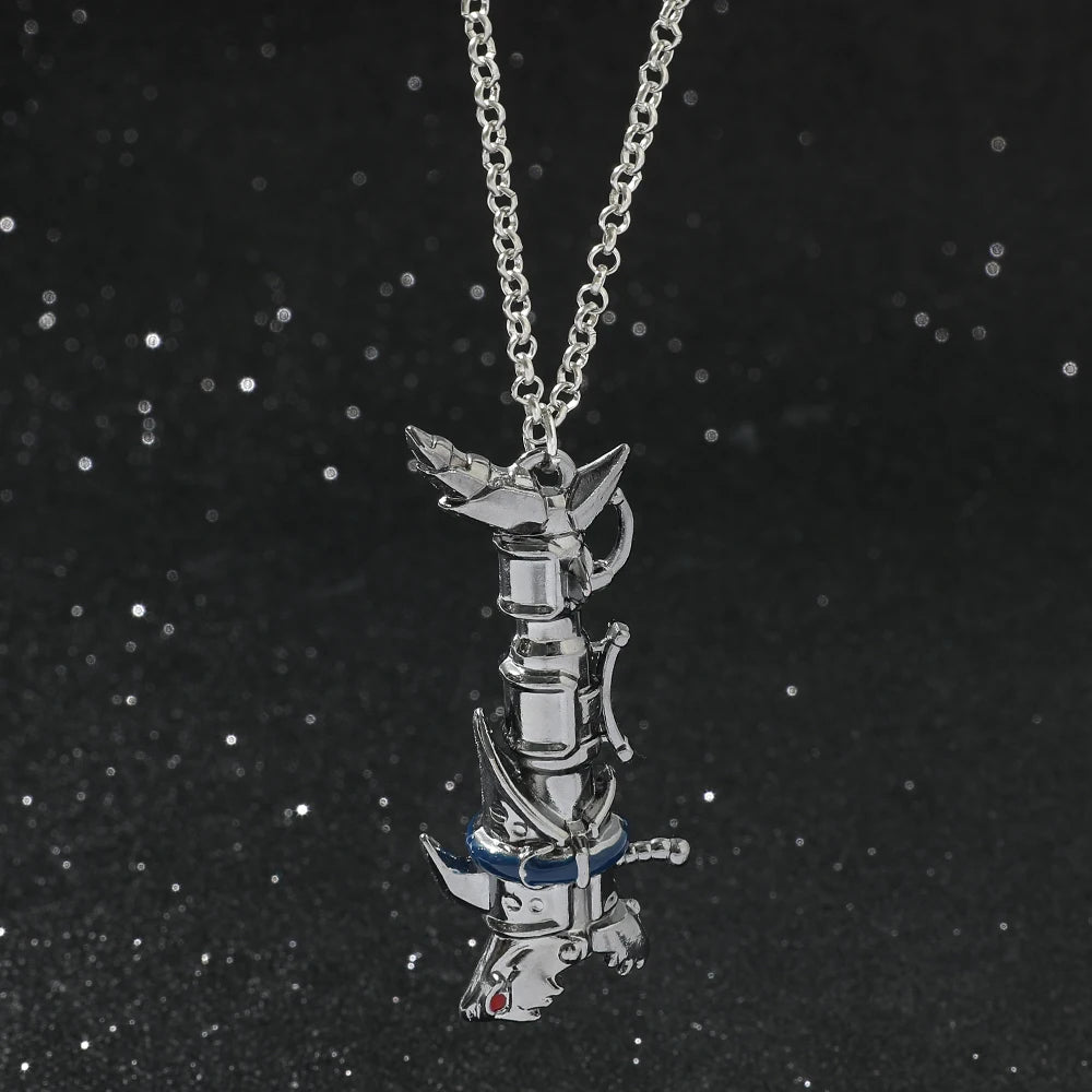 Game Trinkets League Legends Jinx Cannon Necklace Cosplay Costume Weapon Pendant Punk Cool Gun Necklace