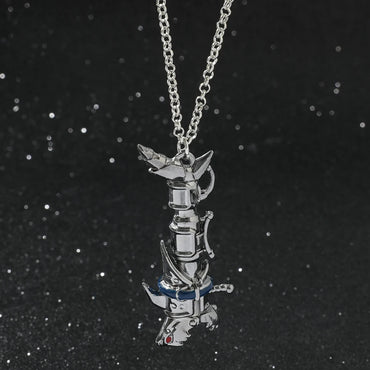 Game Trinkets League Legends Jinx Cannon Necklace Cosplay Costume Weapon Pendant Punk Cool Gun Necklace