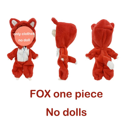Kawaii Pocket Mini BJD Doll 10Cm Ob11 Dolls Clothes Outfit Dress Surprise 1/12 Baby Bjd Dolls Figure Toys Accesso for Girls Gift