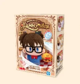 Detective Conan Cafe Plush Toys Bento Pendant Anime Peripheral Figure Collectible Model Dolls Toy Kawaii Children Birthday Gift
