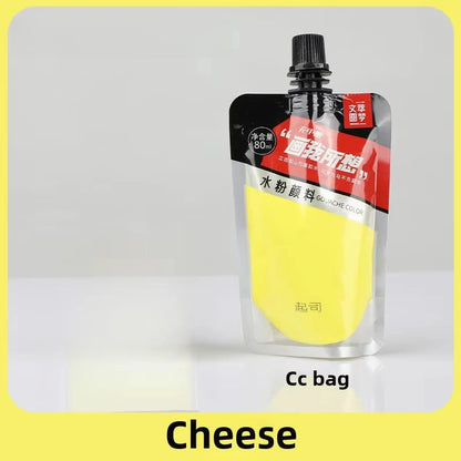 Gouache Pigment Pack Gouache Refill Jelly Pigment Art Students Special Beginners Children's Non-Toxic Super Gouache 80ml