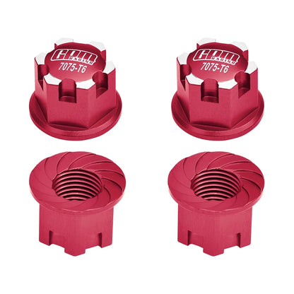 GPM Metal Alloy 17mm Wheel Nuts Tire Nut 7758 for Traxxas 1/6 XRT 1/5 X-MAXX 8S 1/8 Sledge 1/10 E-Revo 2.0 MAXX WideMaxx RC Car