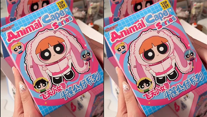 The Powerpuff Girls Cloak Doll Series Blind Box Toy Pendant Doll Anime Cartoon Peripheral Desktop Decor Children Birthday Gifts