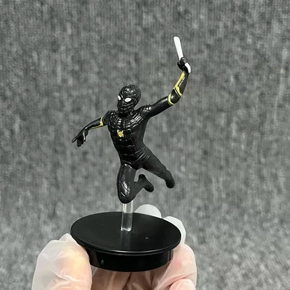 Marvel Movie AvengersSuper Mini Action Figure Hero Iron Man Spiderman Dolls Ornaments Collectible Model Children's Birthday Gift