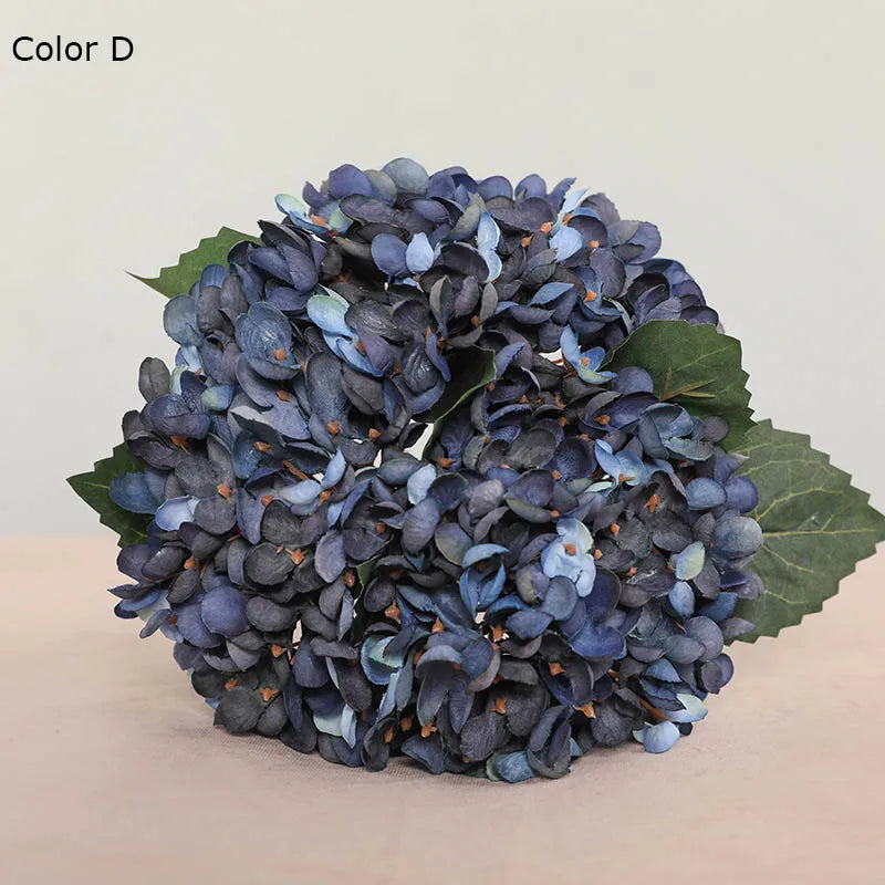 3Pcs/lot Hydrangea Autumn Fall Party fake Flowers Wedding Decoration Mariage flores artificiales Vase decor