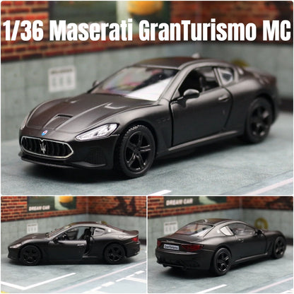 1/36 Maserati GranTurismo MC Super Sport Toy Car Model For Children RMZ CiTY Diecast Miniature Pull Back Collection Gift Kid Boy
