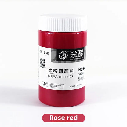 Gouache Paint Super Gouache Color 300ml Single Pack Art Class Non-toxic Beginner Pigment Art Student Special Large Bottle