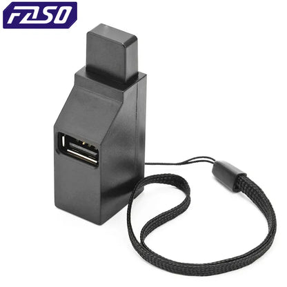 FASO USB 3.0 HUB Adapter Extender Mini Splitter Box 1 to 3 Ports High Speed USB 2.0 For PC Laptop U Disk Card Reader
