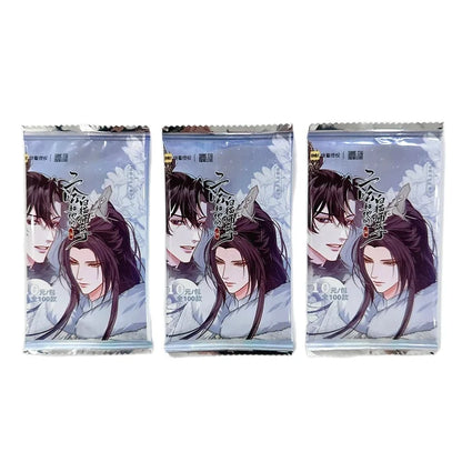 Chinese Manga The Husky and His White Cat Shizun Laser Card Mo Ran, Chu Wanning Comic Characters SSP SSR Collection Cards