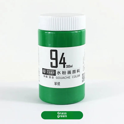 Gouache Paint Super Gouache Color 300ml Single Pack Art Class Non-toxic Beginner Pigment Art Student Special Large Bottle