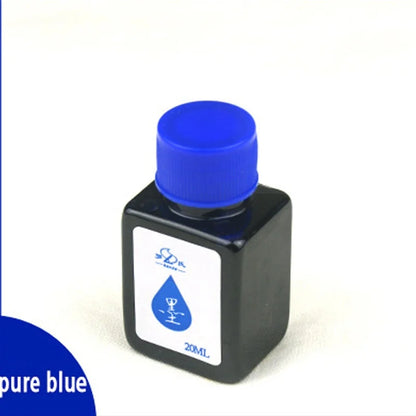 20ml Fountain Pen Ink Bottle Black/Blue/Red Color Ink Supplies
