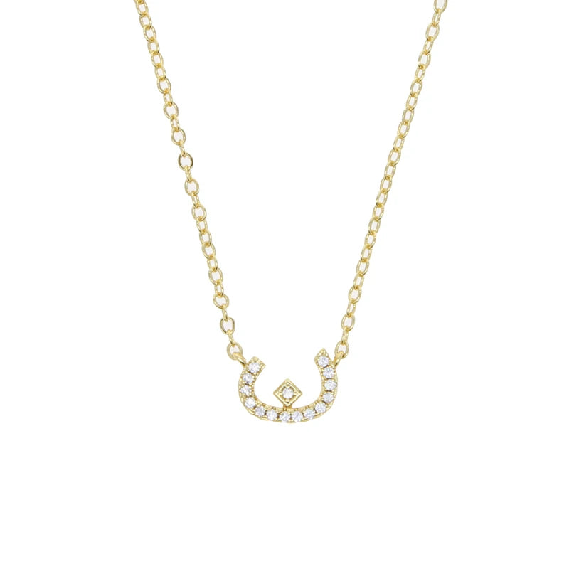 Total 31 Different Shape Arabic Letter Pendant Necklaces for Women Paved Green White Cz and Turquoise Gold Color Fashion Jewelry