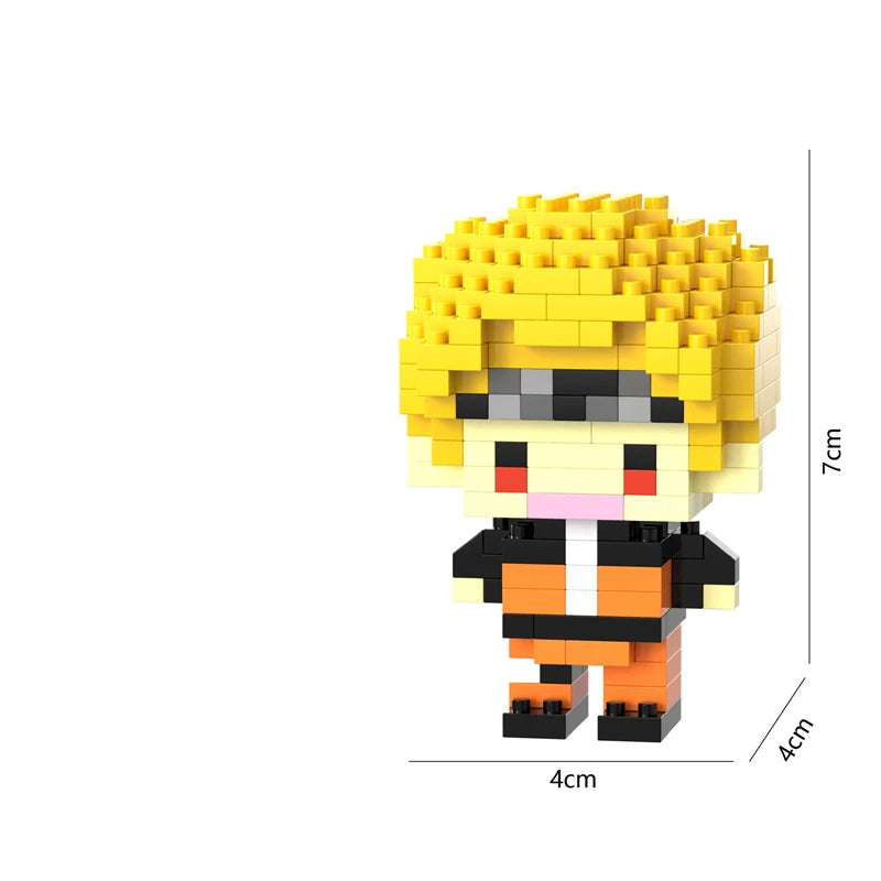 26 Styles New Cartoon Anime Building Blocks  Mini Cute Miniature Bricks Ornaments Small Particle Children's Toys