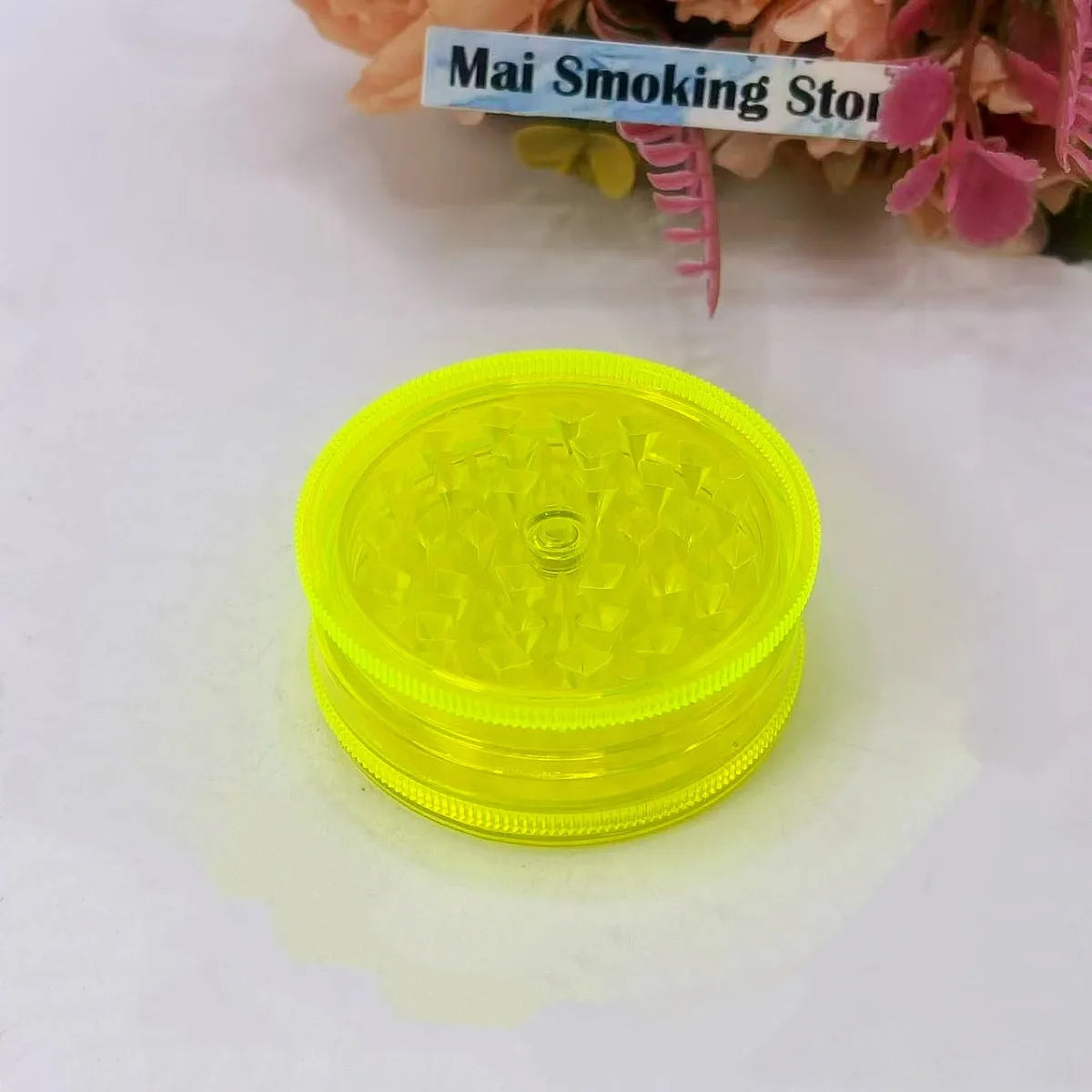 40/60mm Plastic Herb Grinder 3-layer Manual Spice Salt Mill Pepper Mortar Pestle Tobacco Raw Grass Grinder Cigarette Smoke Tool