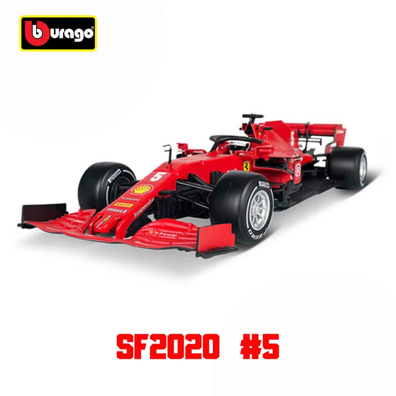 Bburago 1:18 New 2023 SF23 F1 Racing #16 Charles Leclerc #55 Carlos Sainz Static Car Model Vehicles Formula 1 Alloy Toy Vehicle